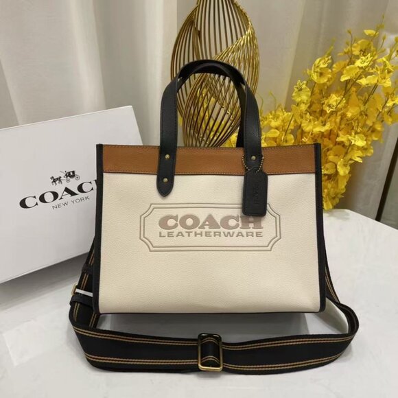 Coach Handbags - Coach Color blocked Tote Bag